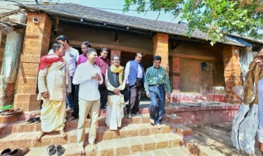 5T ସଚିବଙ୍କ  ସୁଆଣ୍ଡୋ  ପରିଦର୍ଶନ , ଉତ୍କଳମଣି ପଣ୍ଡିତ ଗୋପବନ୍ଧୁ ଦାସଙ୍କ  ଗାଁ ଶିବ  ମନ୍ଦିର ର ପୁନରୁଦ୍ଧାର  ଓ  ପ୍ରତିଷ୍ଠା ନେଇ ସମୀକ୍ଷା