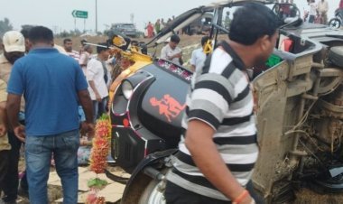 ଭାରସାମ୍ୟ ହରାଇ ଓଲଟିଲା ଅଟୋ  ମହିଳା ଓ ଶିଶୁଙ୍କ ସହ ୮ ଆହତ