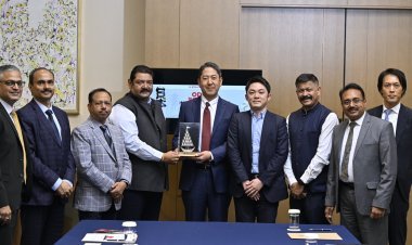 Odisha Industries Minister & senior officers discuss with leaders from Marubeni Corporation