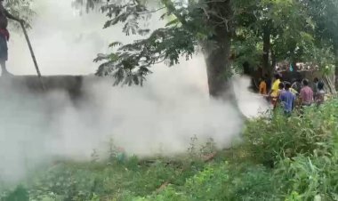 କେମିତି ଲାଗୁଛି ନିଆଁ