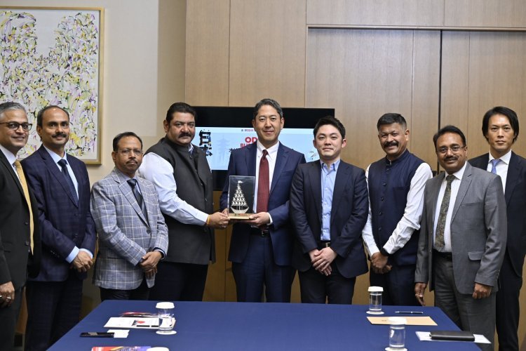 Odisha Industries Minister & senior officers discuss with leaders from Marubeni Corporation