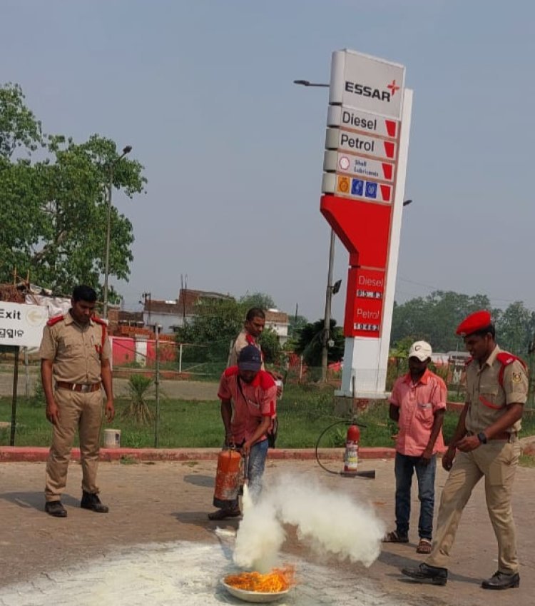 ଅଗ୍ନିଶମ ସୁରକ୍ଷା ସମ୍ପର୍କିତ ମକ୍ ଡ୍ରିଲ