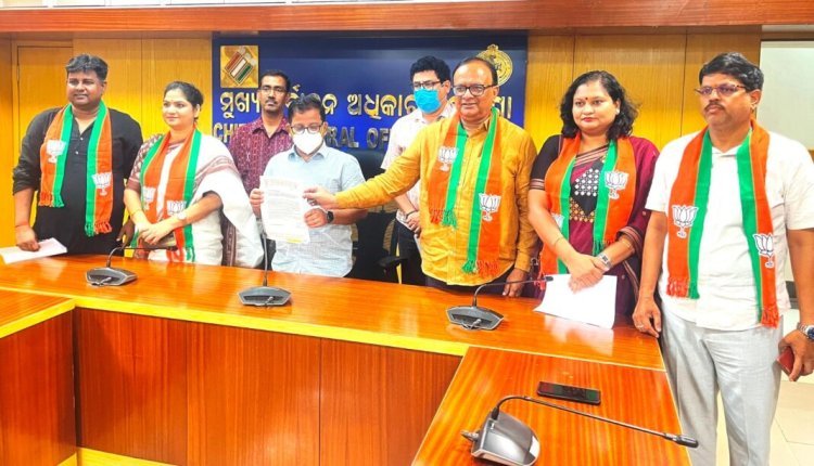 ମୁଖ୍ୟ ନିର୍ବାଚନ ଅଧିକାରୀଙ୍କୁ ଭେଟିଲା ବିଜେପି ପ୍ରତିନିଧିମଣ୍ଡଳୀ