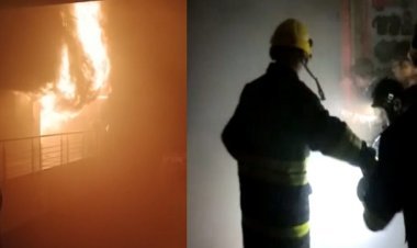 ଭୁବନେଶ୍ୱରରେ ଭୟଙ୍କର ଅଗ୍ନିକାଣ୍ଡ, ବାର୍‌ରେ ୪ ଜଣ ଫସି ରହିଥିବା ଆଶଙ୍କା