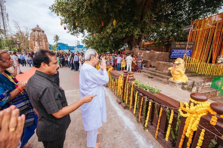 ଏକାମ୍ର ପ୍ରକଳ୍ପର ଶିଳାନ୍ୟାସ କଲେ ମୁଖ୍ୟମନ୍ତ୍ରୀ ନବୀନ ପଟ୍ଟନାୟକ