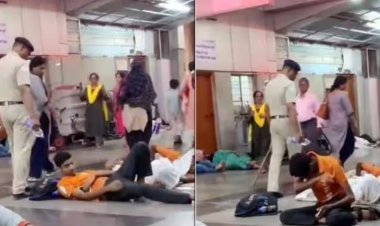 ମାନବିକତା ଭୁଲିଗଲେ ପୋଲିସକର୍ମୀ