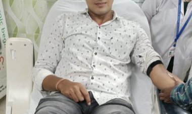 ରକ୍ତ ଦାନ କଲେ ବିଧାୟକ ଙ୍କ ଅଙ୍ଗ ରକ୍ଷକ