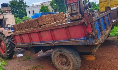 ଆଇଆଇସିଙ୍କ ପଥର ଖଣି ଚଢ଼ାଉ, ଟ୍ରାକ୍ଟର ଓ ପାୱାର ଟିଲର ଜବତ, ଜଣେ ଅଟକ