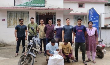 ଟ୍ରେନ ରେ ଗଞ୍ଜେଇ ଚାଲାଣ ,ତିନି ଅଭିଯୁକ୍ତ ଗିରଫ