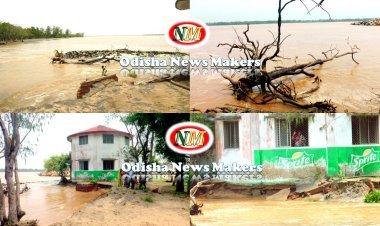 ମାଡ଼ି ଆସୁଛି ବନ୍ୟା ଜଳ