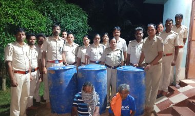 ୬୦୦ ଲିଟର ସ୍ପିରିଟ ଜବତ,୨ ଗିରଫ