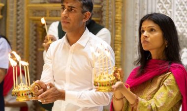 ପତ୍ନୀଙ୍କ ସହ ଅକ୍ଷରଧାମ ମନ୍ଦିରରେ ପୂଜାର୍ଚ୍ଚନା କଲେ ବ୍ରିଟେନ ପ୍ରଧାନମନ୍ତ୍ରୀ ଋଷି ସୁନକ