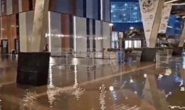 ଜି -୨୦: ବର୍ଷାରେ ଭାରତ ମଣ୍ଡପମ୍ ଜଳମଗ୍ନ, କଂଗ୍ରେସ କହିଲା ‘ବିକାଶ ପହଁରୁଛି’