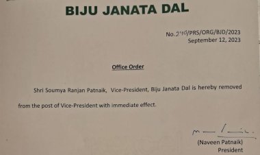 ବିଜେଡି ଉପ ସଭାପତି ପଦରୁ ହଟିଲେ ସୌମ୍ୟରଞ୍ଜନ