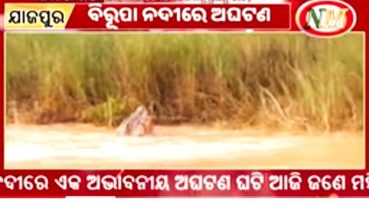 ମହିଳାଙ୍କୁ ଖାଇଦେଲା କୁମ୍ଭୀର