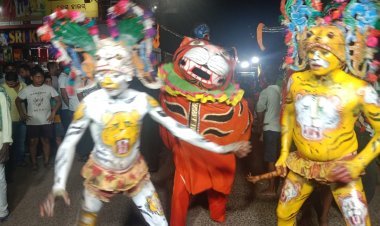 ଭୁବନ ରେ ଗଜଲକ୍ଷ୍ମୀ ଙ୍କ ଭସାଣି,ଅଘୋରୀ ନୃତ୍ୟ ସାଙ୍ଗକୁ ବାଘ ନୃତ୍ୟ ମନ ମୋହିଲା