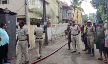 ସି ଫୁଡ୍ ଅଫିସରେ ଭୟଙ୍କର ଅଗ୍ନିକାଣ୍ଡ : ଜଲିଗଲା ବିଲ୍ଡିଂର ଦୁଇଟି ଫ୍ଲୋର୍