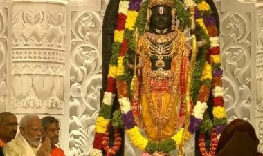 ପୁର ପଲ୍ଲୀରେ ଶୁଭୁଛି ଜୟ ଶ୍ରୀରାମ ନାରା,ପ୍ରଥମ ଦର୍ଶନ ଦେଲେ ରାମଲାଲା