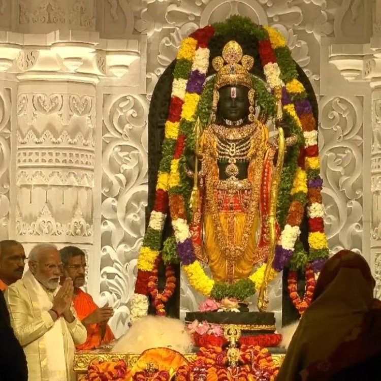 ପୁର ପଲ୍ଲୀରେ ଶୁଭୁଛି ଜୟ ଶ୍ରୀରାମ ନାରା,ପ୍ରଥମ ଦର୍ଶନ ଦେଲେ ରାମଲାଲା