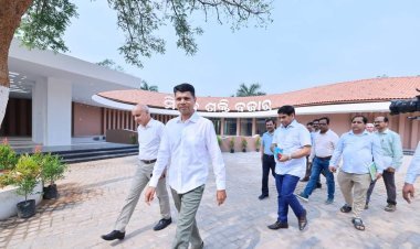 ଭୁବନେଶ୍ବରରେ ନିର୍ମାଣଧୀନ ମିଶନ ଶକ୍ତି ବଜାର ବୁଲି ଦେଖିଲେ 5T ଅଧ୍ଯକ୍ଷ