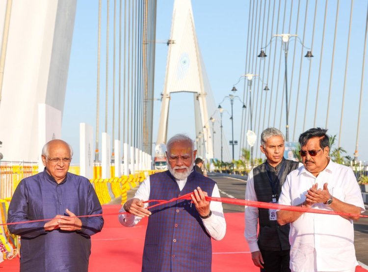 ସୁଦର୍ଶନ ସେତୁର ଲୋକାର୍ପଣ କଲେ ପ୍ରଧାନମନ୍ତ୍ରୀ ମୋଦୀ