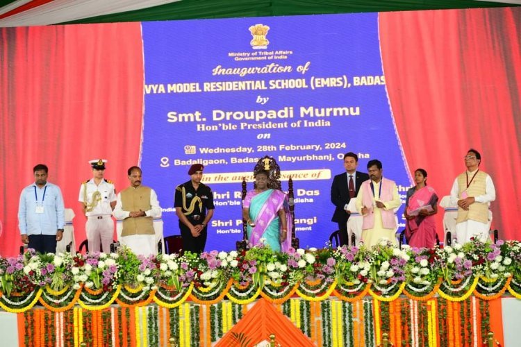 ରାଇରଂଗପୁରରେ ‘ହୋଲିଡେ ହୋମ୍‌’ର ଶିଳାନ୍ୟାସ କଲେ ରାଷ୍ଟ୍ରପତି ଦ୍ରୌପଦୀ ମୁର୍ମୁ