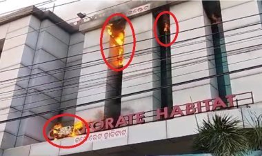 କିଟ୍‌ ଛକ ସ୍ଥିତ ଏକ କର୍ପୋରେଟ୍‌ ବିଲ୍ଡିଂରେ ଅଗ୍ନିକାଣ୍ଡ