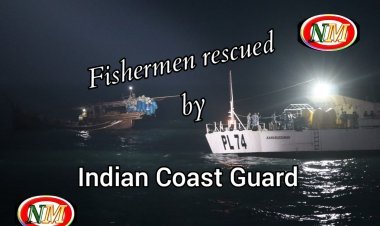 BANGLADESHI FISHERMEN RESCUED BY INDIAN COAST GUARD