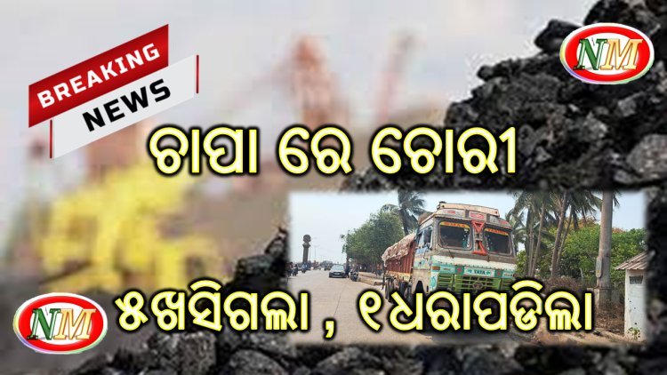 ପାରାଦୀପ ବନ୍ଦର ରୁ ମୁଲ୍ୟବାନ୍ କୋଇଲା ଲୁଟ୍