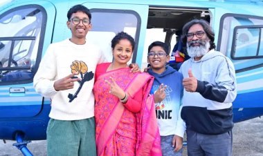 ପତ୍ନୀଙ୍କୁ ବିଜୟର ଶ୍ରେୟ ଦେଲେ ହେମନ୍ତ ସୋରେନ