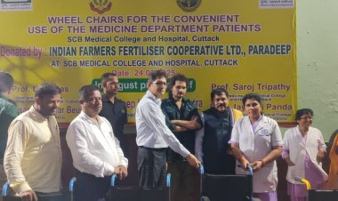 IFFCO Paradeep Donates Wheelchairs