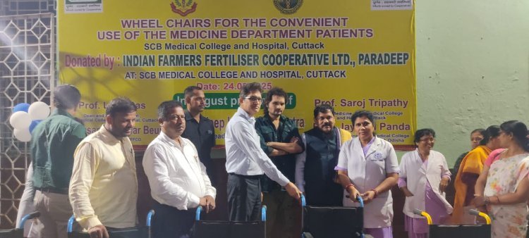 IFFCO Paradeep Donates Wheelchairs