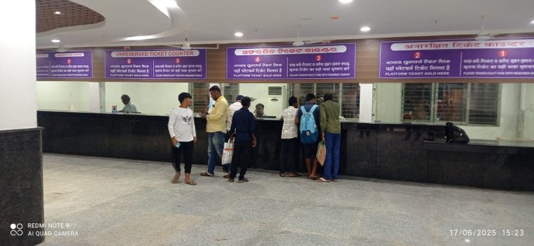 Shifting of Ticket Counters at BBSR Station