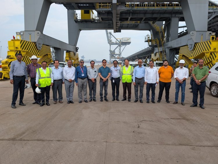 PPA Chairman Reviews Progress of Western Dock Terminal at JPPL Berth,